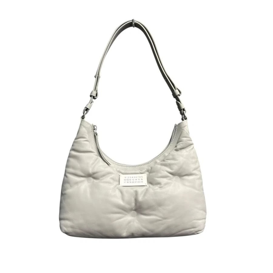 MAISON MARGIELA BAG: GRAMSLAM HOBO SMALL: MAISON MARGIELA Bag: GRAMSLAM HOBO SMALL Brand: Maison Margiela Type/Style: Shoulder Bag Material: Exterior Material Leather Color: Exterior Color Light Gray Size: (approx. W11.8 ? H5.9 ? D2.8 inch)