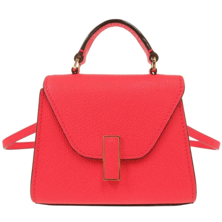 VALEXTRA BAG: ISIDE BELT: VALExTRA Bag: Iside Belt Brand: Valextra Type/Style: Crossbody Material: Exterior Material Leather Color: Exterior Color Hot Pink Size: (approx. W4.7 ? H3.7 ? D2.2 inch) Accessories: None