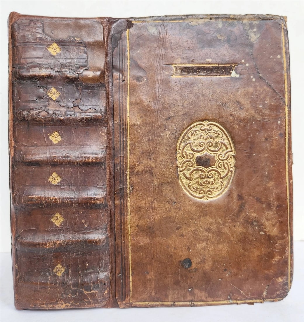 ENCYCLOPEDIA WRITER CONRAD LYCOSTHENES' 1573 APOPHTHEGMATA, AN OLD 16TH-CENTURY BINDING (1 of 9)