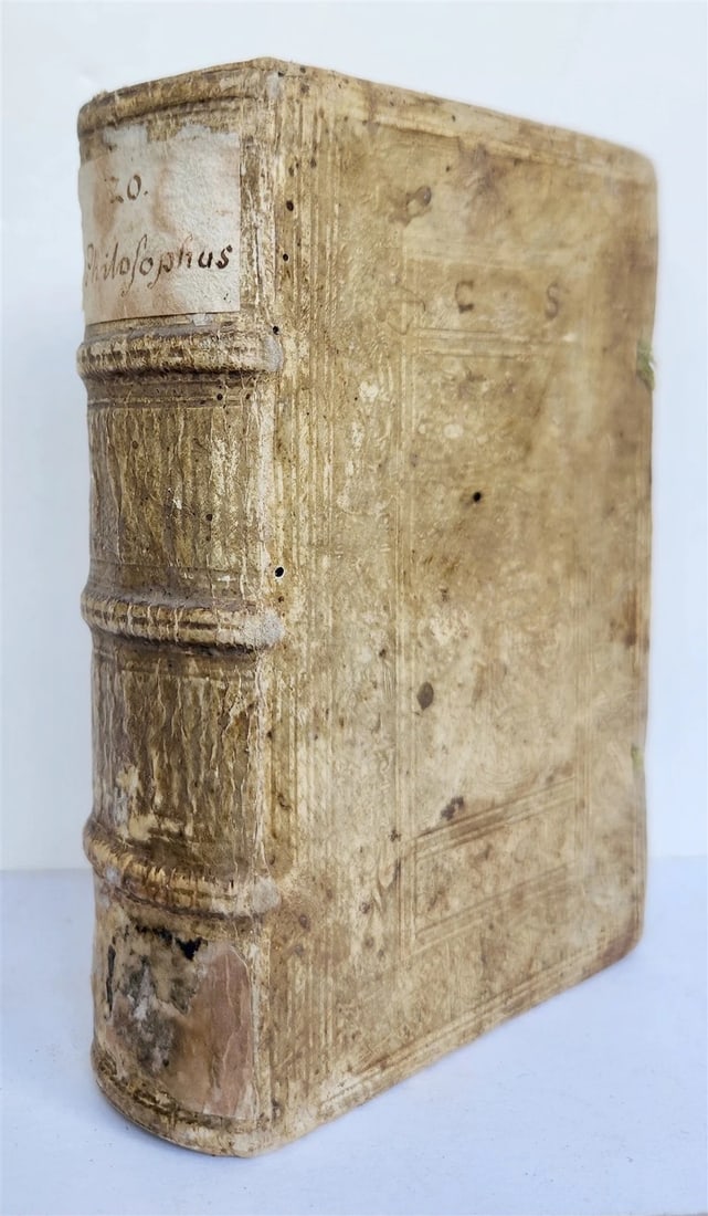 1563 RODOLPHI AGRICOLA INVENTIONE DIALECTICA ANCIENT 16TH-CENTURY DATED PIGSKIN (1 of 9)