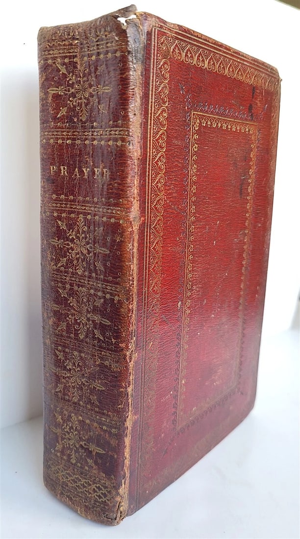 1811 ANTIQUE ILLUSTRATED BOOK OF COMMON PRAYER IN ENGLISH: Year/Century: 19th century Language: English Subject: Illustrated Binding: Leather Description: The Psalter or Psalms of David, along with the Book of Common Prayer and Administration of the Sacrament