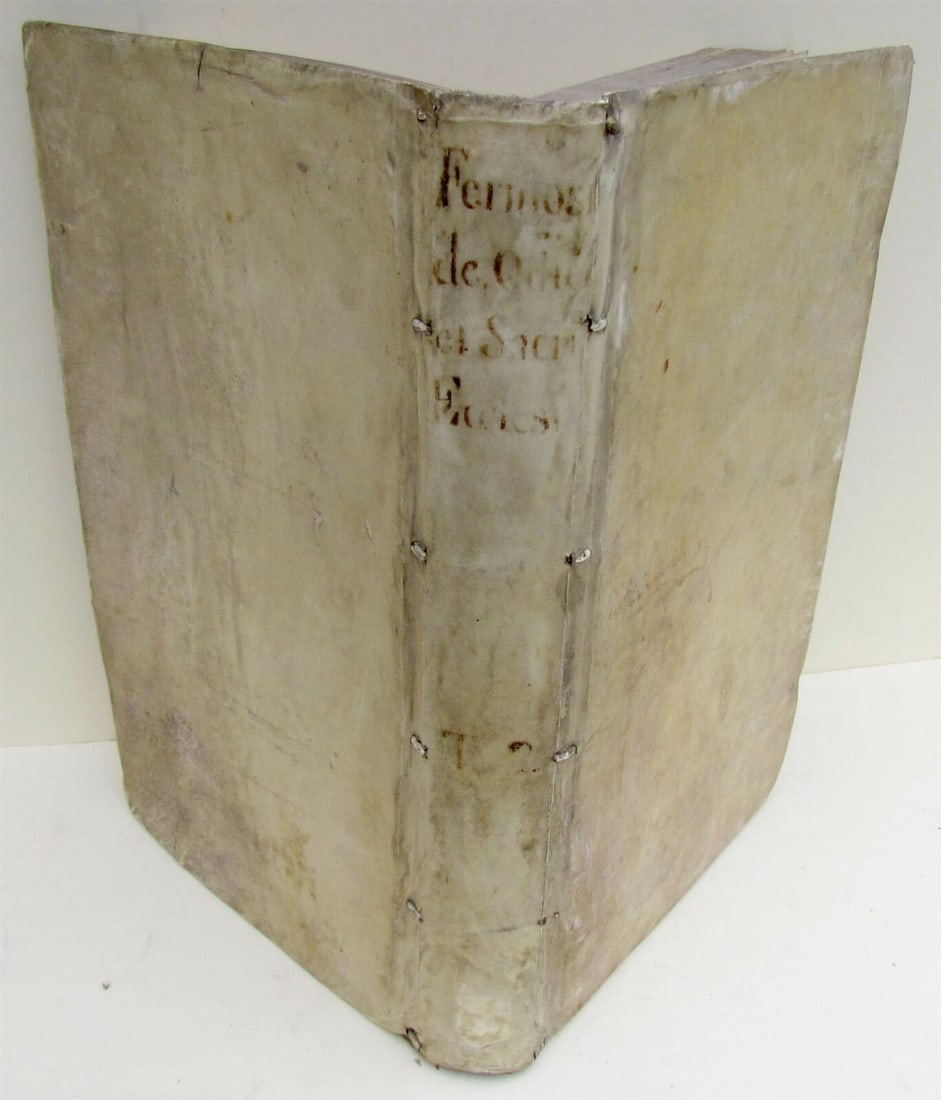 1741 HISPANI EPISCOPI OFFICIS ET SACRIS VELLUM BOUND ANTIQUE FOLIO N. FERMOSINI (1 of 7)