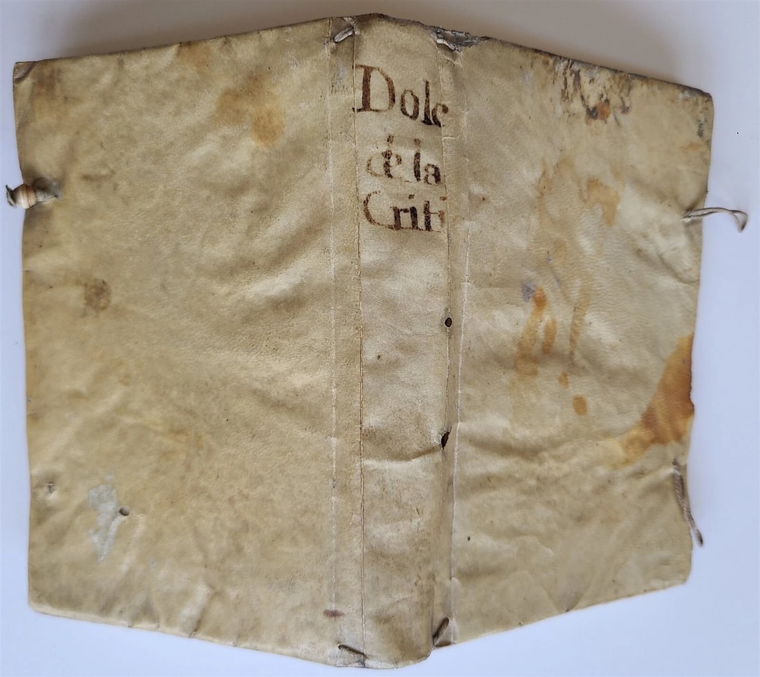 ANTONIO CODORNIU'S 1760 DOLENCIAS DE LA CRITICA IS AN ANCIENT SPANISH WORK. (1 of 7)