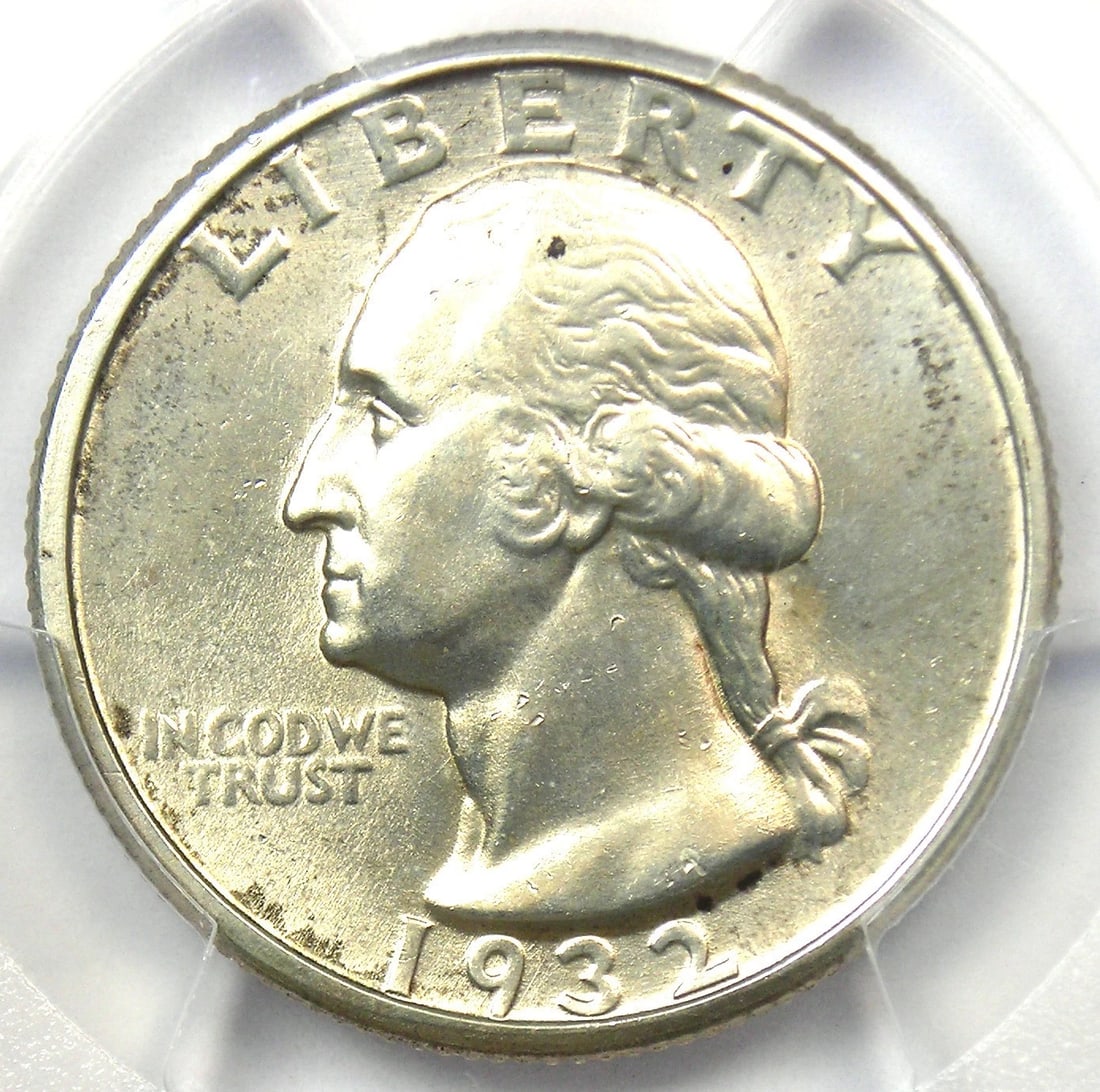 1932-D WASHINGTON QUARTER 25C COIN (1 of 2)