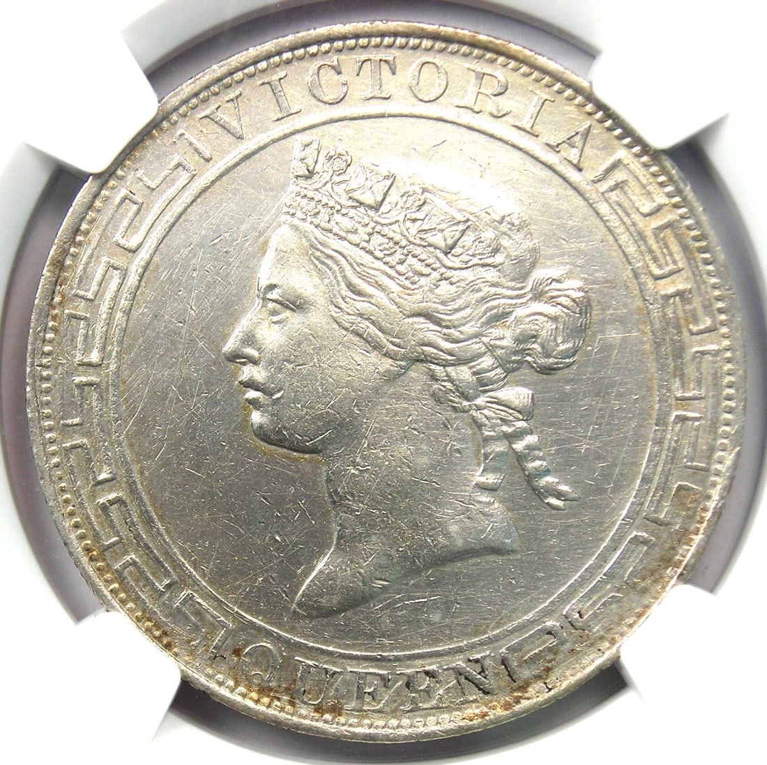 1867 CHINA HONG KONG VICTORIA DOLLAR COIN: 1867 China Hong Kong Victoria Dollar Coin Year: 1867 Denomination: 1 Dollar Country of Origin: China Accessories: None Accessories Notice: When purchasing pre-owned goods, please refer to the photos