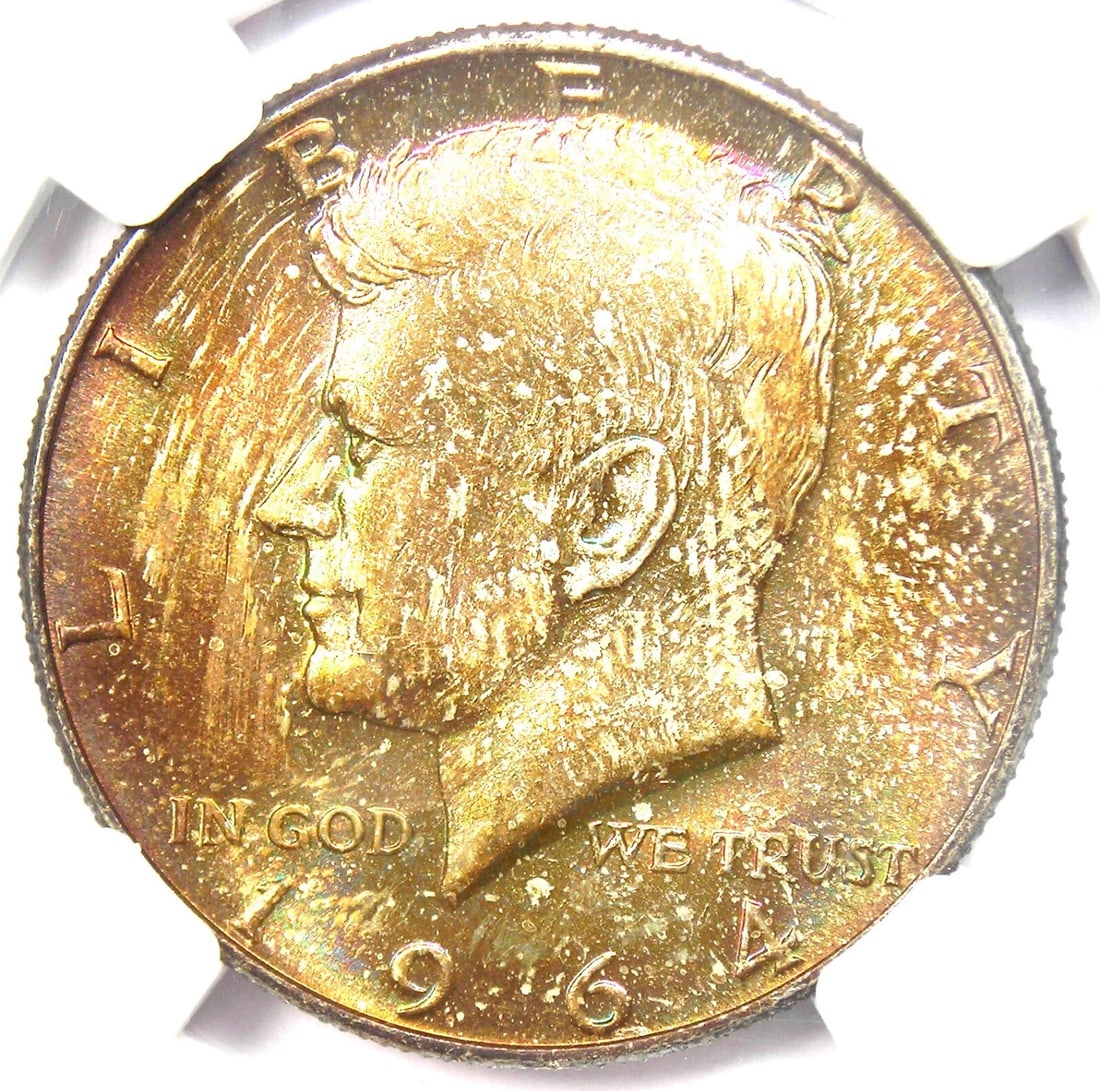 1964-D KENNEDY HALF DOLLAR 50C COIN: 1964-D Kennedy Half Dollar 50C Coin Year : 1964 Denomination : 50C Country of Origin : United States Accessories: None Accessories Notice: When purchasing pre-owned goods, please refer to the photos