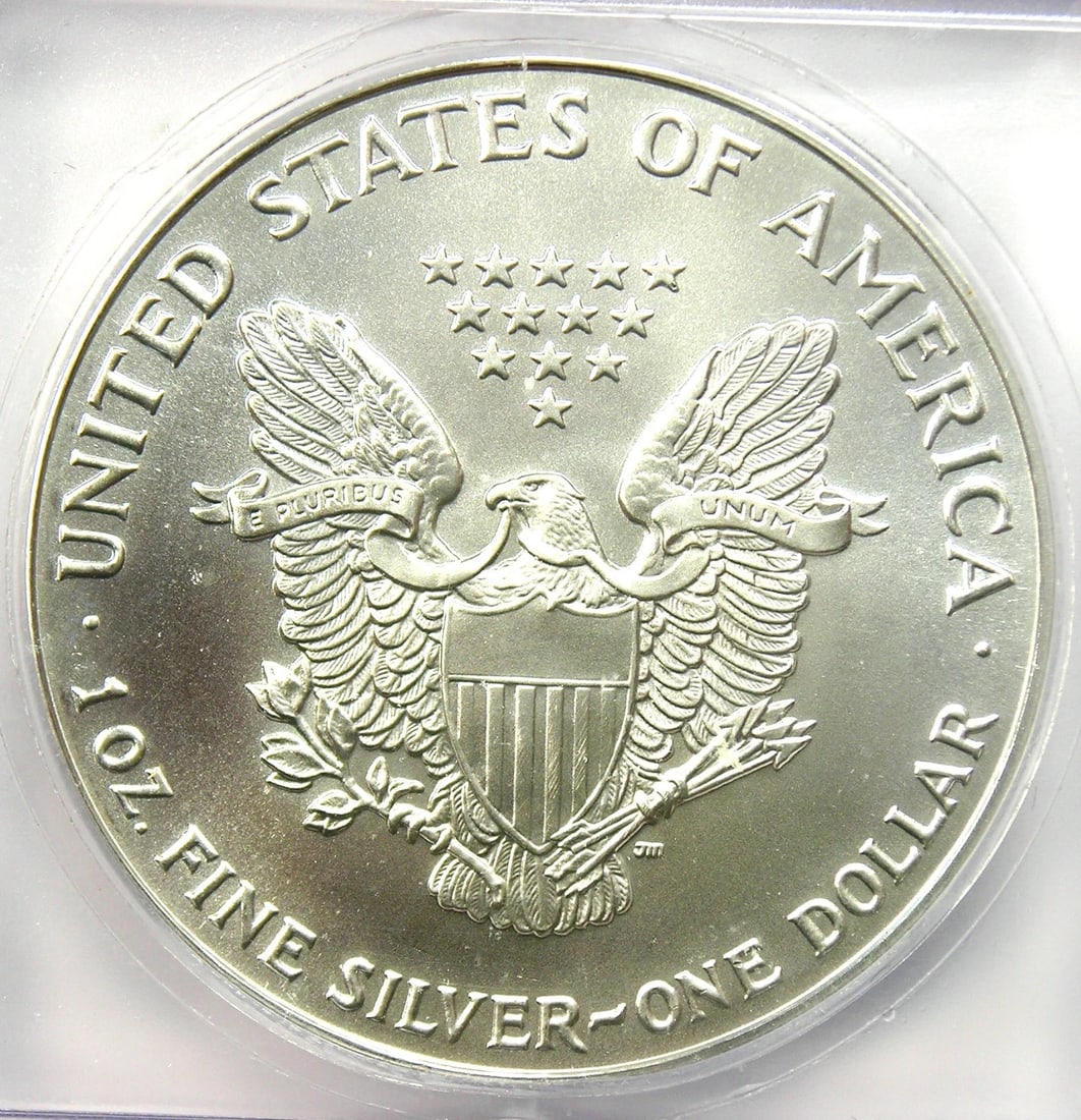 1993 AMERICAN SILVER EAGLE DOLLAR $1 - 2
