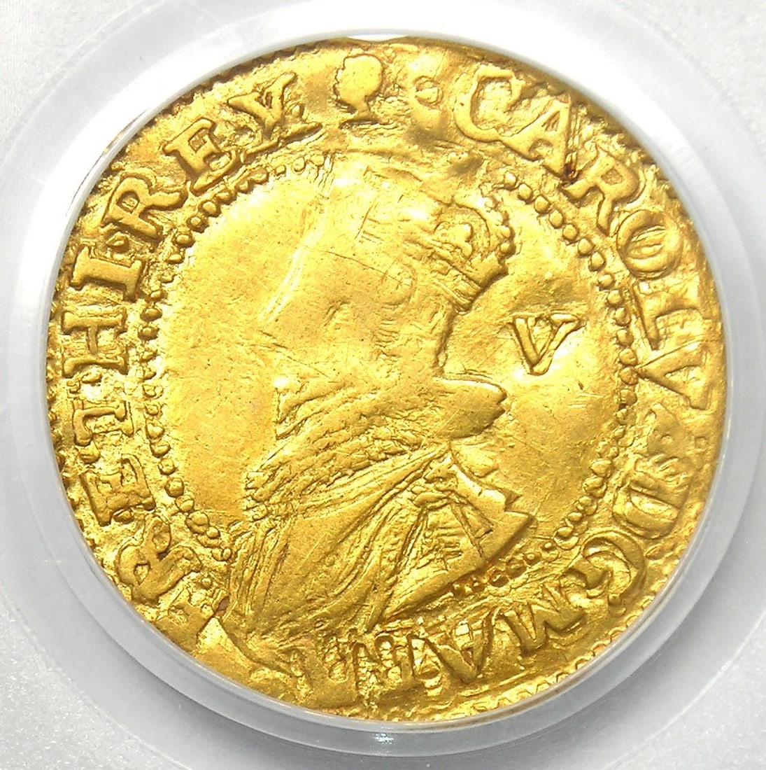 1625-1649 BRITAIN ENGLAND GOLD CHARLES: 1625-1649 Britain England Gold Charles Year: 1625 Denomination: Crown Country of Origin: United Kingdom Accessories: None Accessories Notice: When purchasing pre-owned goods, please refer to the