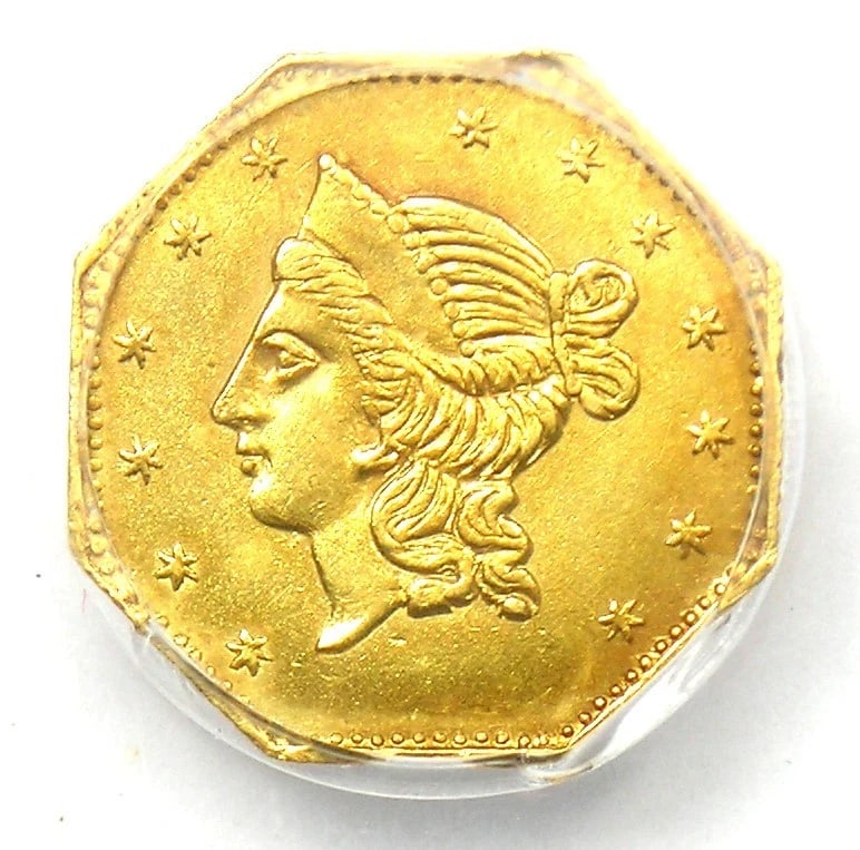 1853 CALIFORNIA LIBERTY GOLD DOLLAR G$1 COIN: 1853 California Liberty Gold Dollar G$1 Coin Year: 1853 Denomination: $1 Country of Origin: United States Accessories: None Accessories Notice: When purchasing pre-owned goods, please refer to the pho