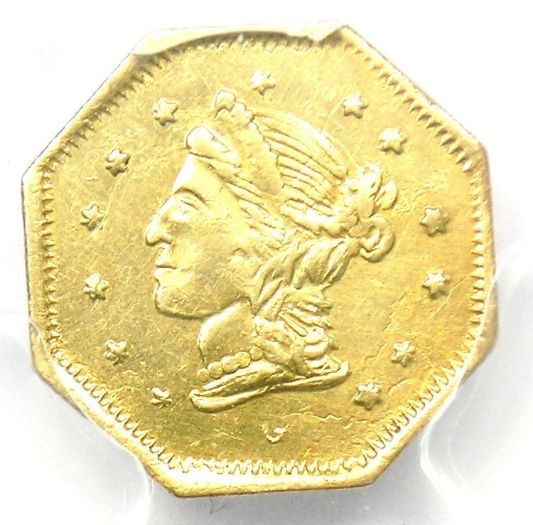 1869 CALIFORNIA LIBERTY GOLD DOLLAR G$1 COIN: 1869 California Liberty Gold Dollar G$1 Coin Year: 1869 Denomination: $1 Country of Origin: United States Accessories: None Accessories Notice: When purchasing pre-owned goods, please refer to the pho