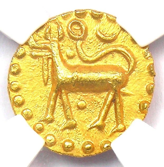 1800-50 THAILAND GOLD KUPANG PATANI COIN (1 of 4)