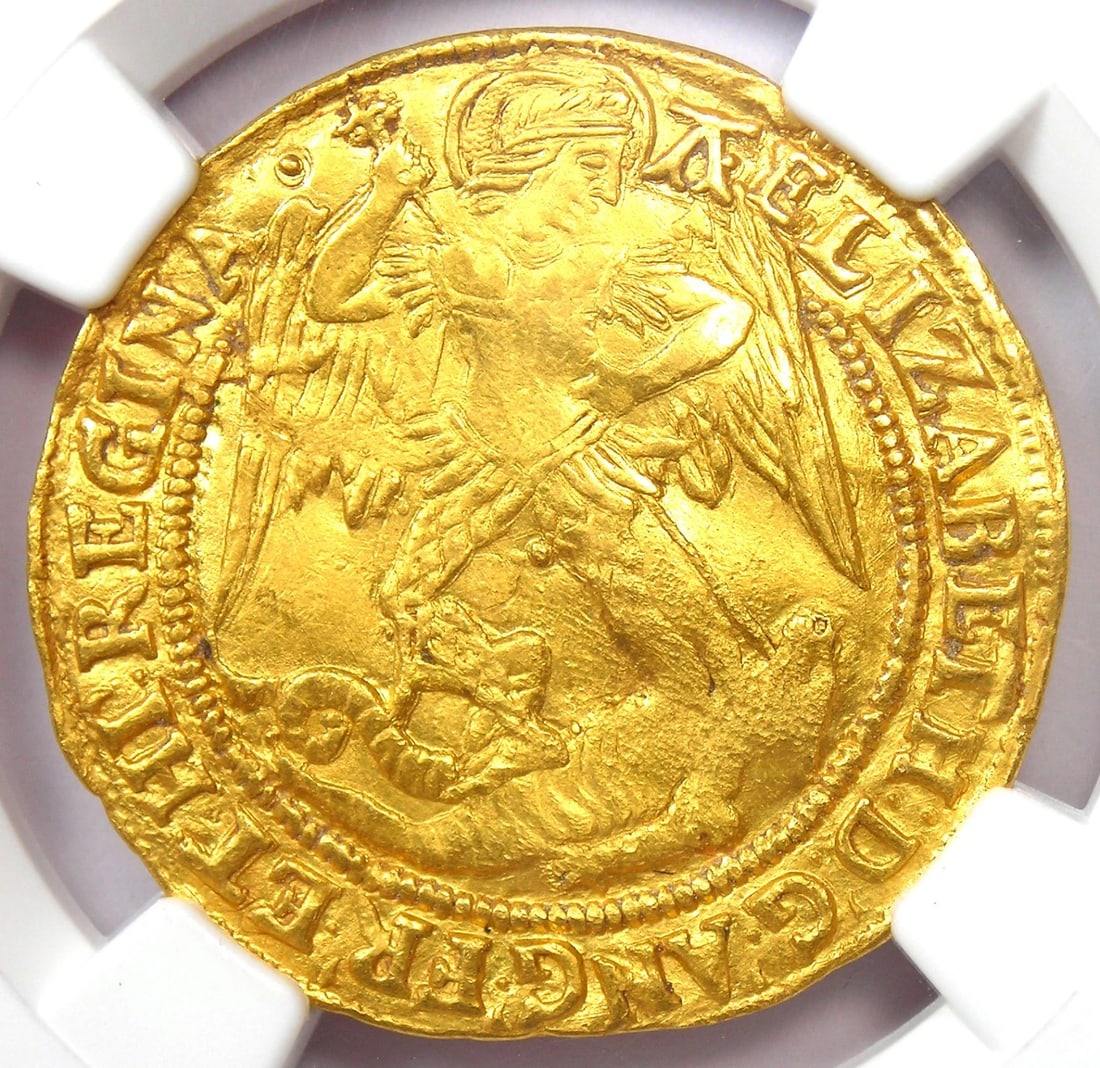 1582-84 BRITAIN ENGLAND GOLD ANGEL ELIZABETH I COIN: 1582-84 Britain England Gold Angel Elizabeth I Coin Year : 1582 Denomination : Angel Country of Origin : United Kingdom Accessories: None Accessories Notice: When purchasing pre-owned goods, please re