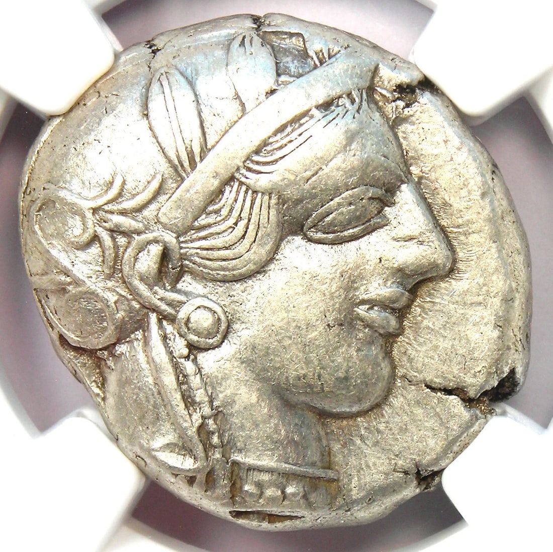 ATTICA ATHENS ATHENA OWL AR TETRADRACHM SILVER COIN: Attica Athens Athena Owl AR Tetradrachm Silver Coin Year: 404 BC Denomination: Tetradrachm Country of Origin: Greece Accessories: None Accessories Notice: When purchasing pre-owned goods, please