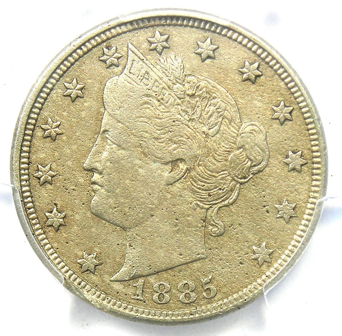 1885 LIBERTY NICKEL 5C: 1885 Liberty Nickel 5C Year: 1885 Denomination: 5C Country of Origin: United States Accessories: None Accessories Notice: When purchasing pre-owned goods, please refer to the photos of the items to ch
