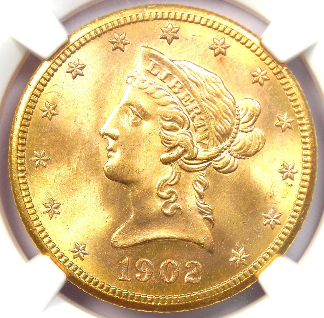 1902-S LIBERTY GOLD EAGLE $10 COIN (1 of 4)