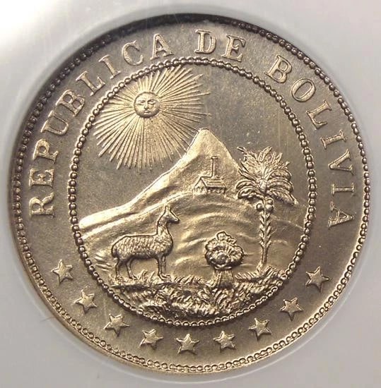 1935 PROOF BOLIVIA 5 CENTAVOS COIN: 1935 Proof Bolivia 5 Centavos Coin Year : Denomination : Country of Origin : Bolivia Accessories: None Accessories Notice: When purchasing pre-owned goods, please refer to the photos of the items to c