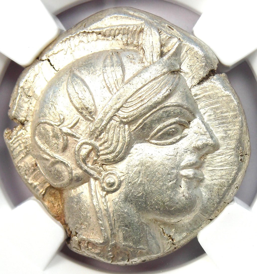 ATTICA ATHENS OWL AR TETRADRACHM SILVER COIN: Attica Athens Owl AR Tetradrachm Silver Coin Year: 404 BC Denomination: Tetradrachm Country of Origin: Greece Accessories: None Accessories Notice: When purchasing pre-owned goods, please refer to the