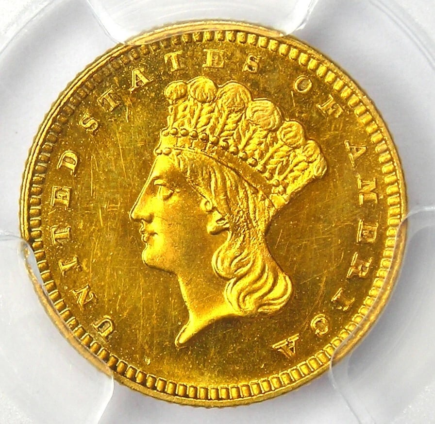 1888 PROOF INDIAN GOLD DOLLAR G$1 COIN: 1888 PROOF Indian Gold Dollar G$1 Coin Year: 1888 Denomination: $1 Country of Origin: United States Accessories: None Accessories Notice: When purchasing pre-owned goods, please refer to the photos of