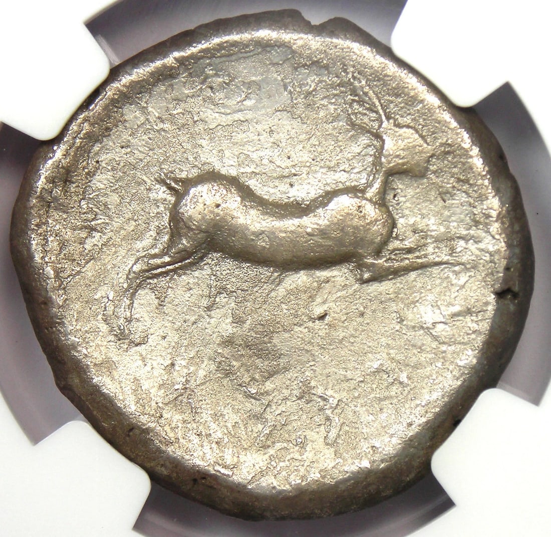 SICILY MESSANA AR TETRADRACHM SILVER COIN: Sicily Messana AR Tetradrachm Silver Coin Year: 460 BC Denomination: Tetradrachm Country of Origin: Greece Accessories: None Accessories Notice: When purchasing pre-owned goods, please refer to the ph