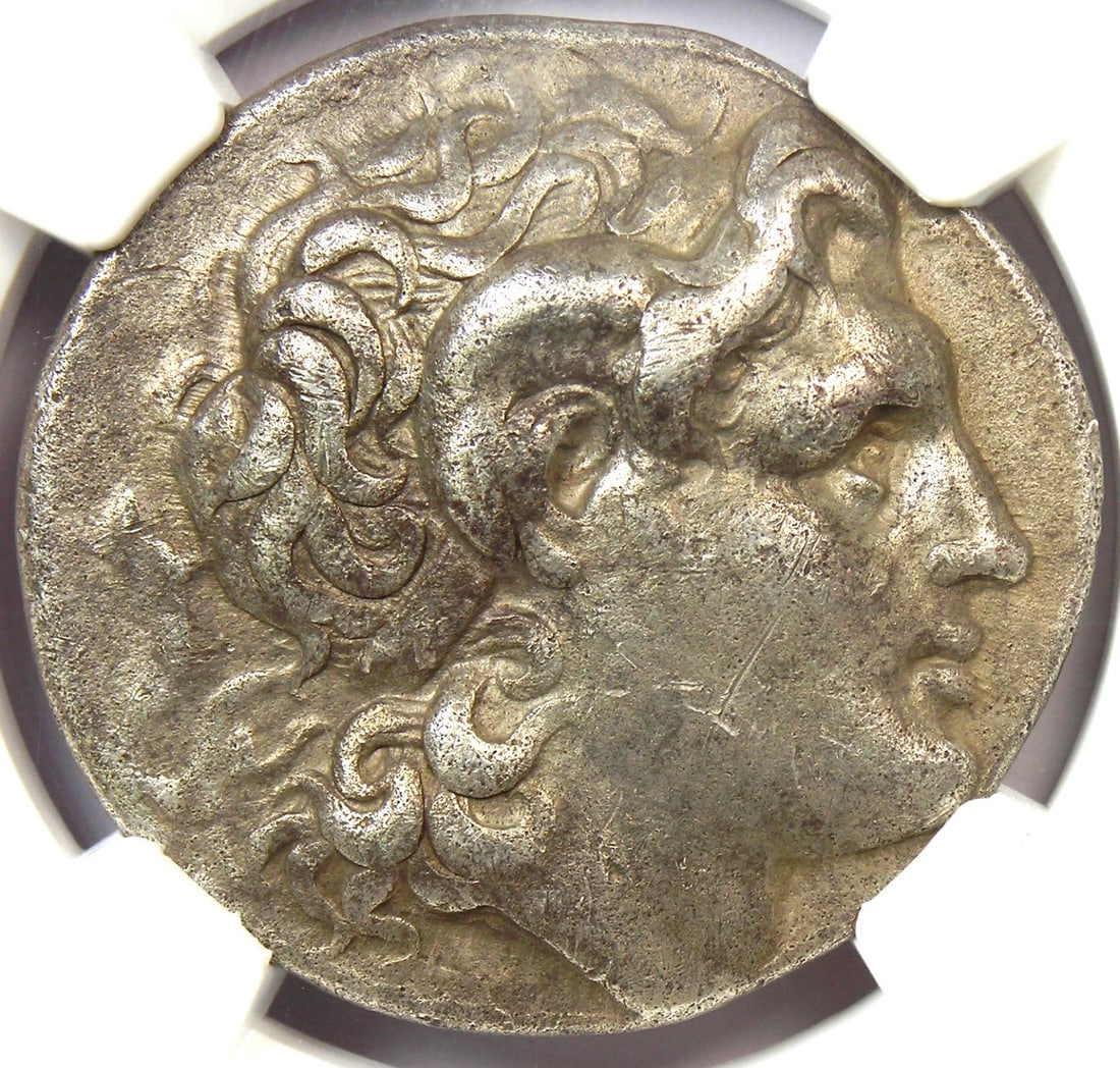 LYSIMACHUS SILVER AR TETRADRACHM LYSIMACHOS THRACE COIN: Lysimachus Silver AR Tetradrachm Lysimachos Thrace Coin Year: 305 BC Denomination: Tetradrachm Country of Origin: Greece Accessories: None Accessories Notice: When purchasing pre-owned goods, please r
