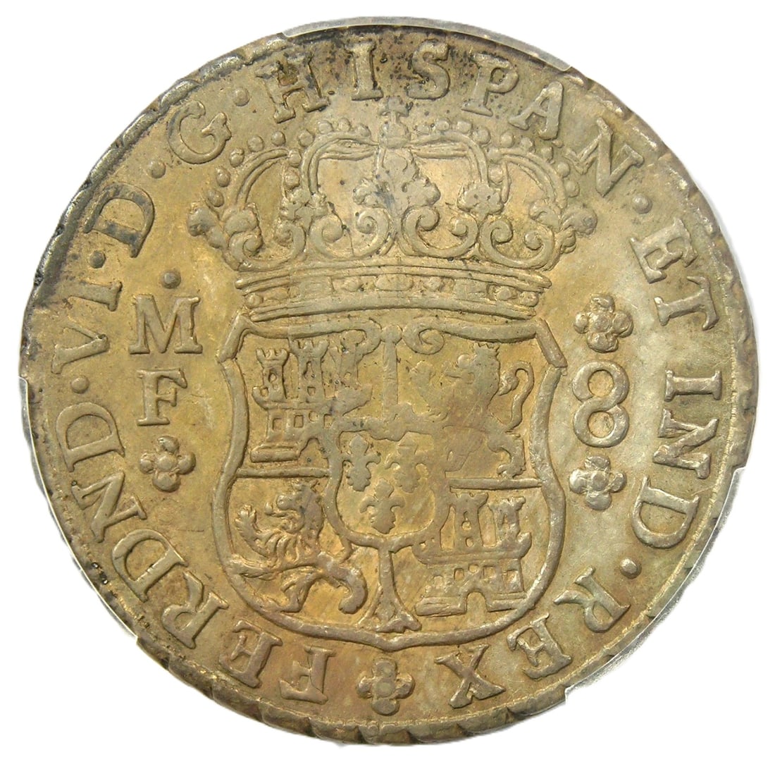 1751 MEXICO PILLAR DOLLAR 8 ES SILVER COIN: 1751 Mexico Pillar Dollar 8 es Silver Coin Year: 1751 Denomination: 8 es Country of Origin: Mexico Accessories: None Accessories Notice: When purchasing pre-owned goods, please refer to the photos of