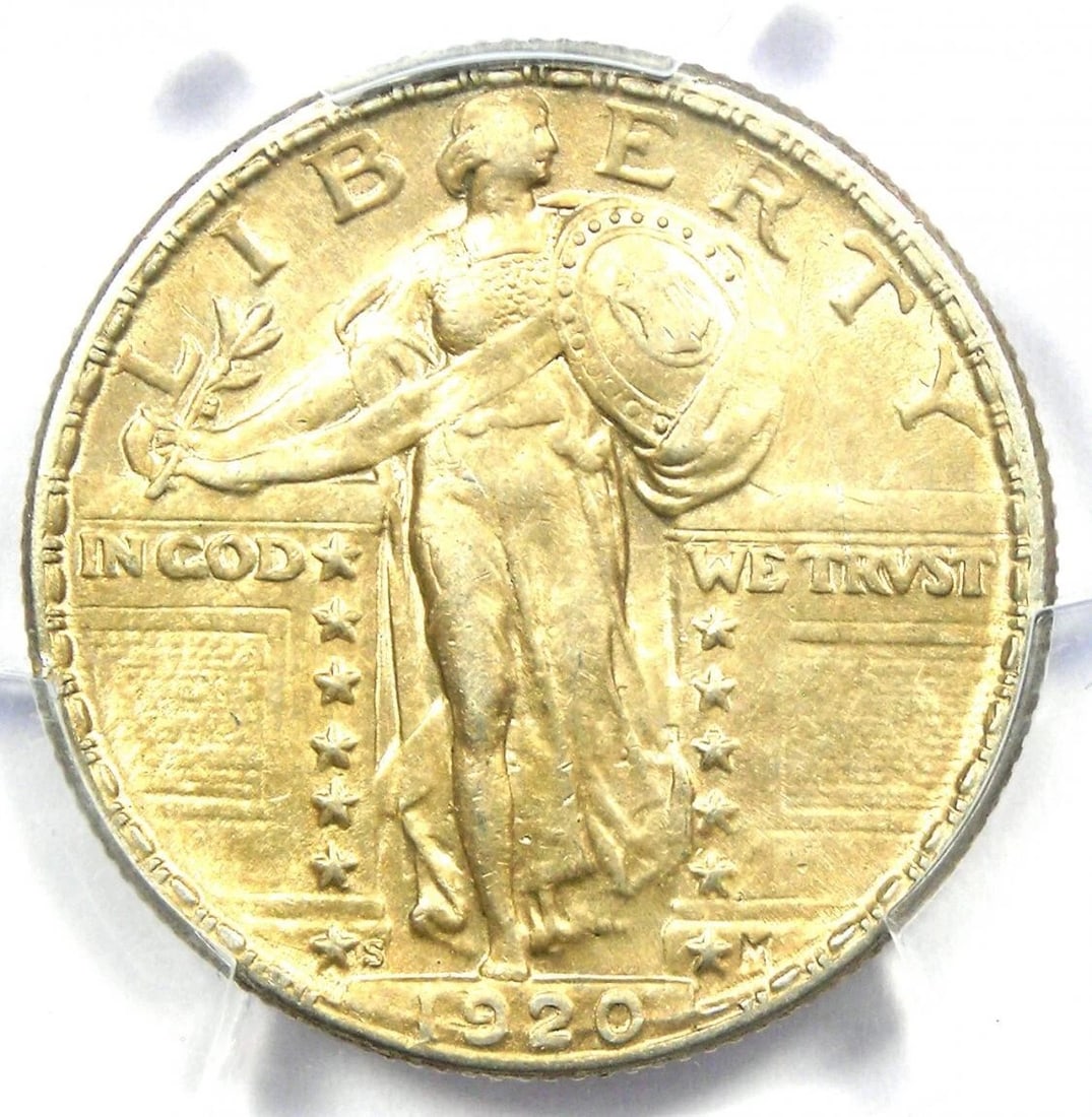 1920-S STANDING LIBERTY QUARTER 25C COIN: 1920-S Standing Liberty Quarter 25C Coin Year: 1920 Denomination: 25C Country of Origin: United States Accessories: None Accessories Notice: When purchasing pre-owned goods, please refer to the photos