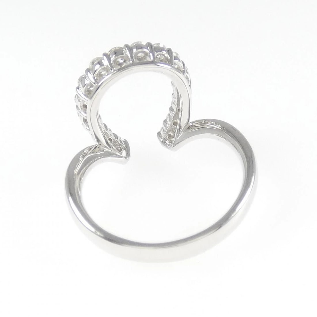 K18WG DIAMOND RING - 3