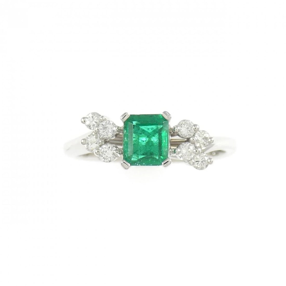 PT950 EMERALD RING - 2
