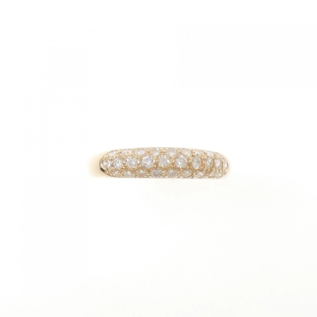 K18PG PAVE DIAMOND RING - 2