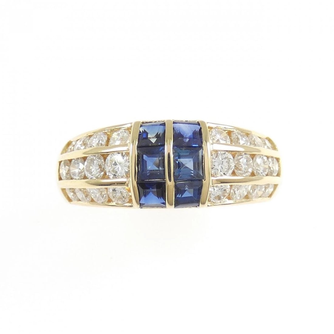 K18YG SAPPHIRE RING - 2
