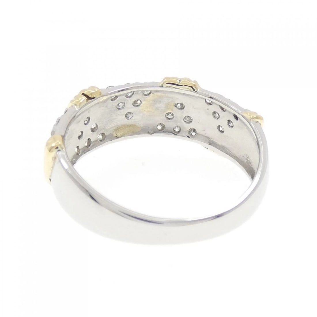 PT900/K18YG DIAMOND RING - 3