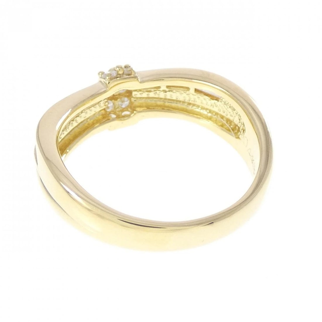 K18YG DIAMOND RING - 3