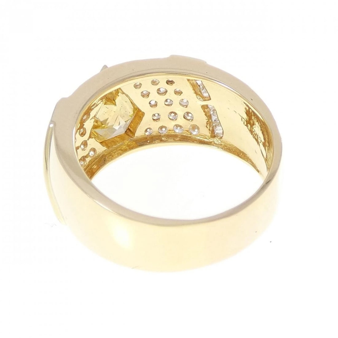 K18YG DIAMOND RING - 3
