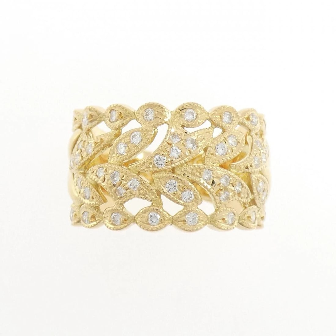 K18YG DIAMOND RING - 2