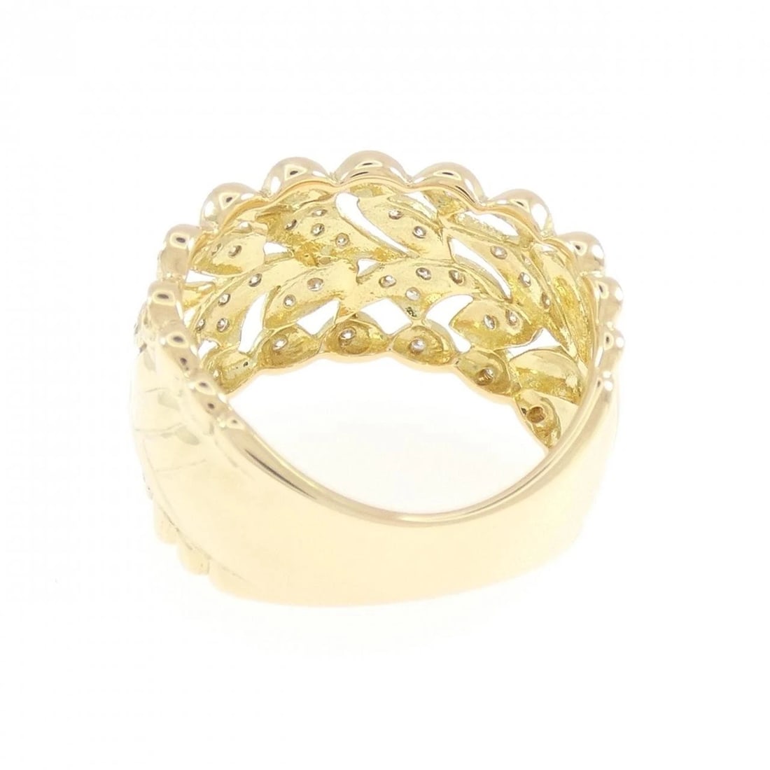K18YG DIAMOND RING - 3