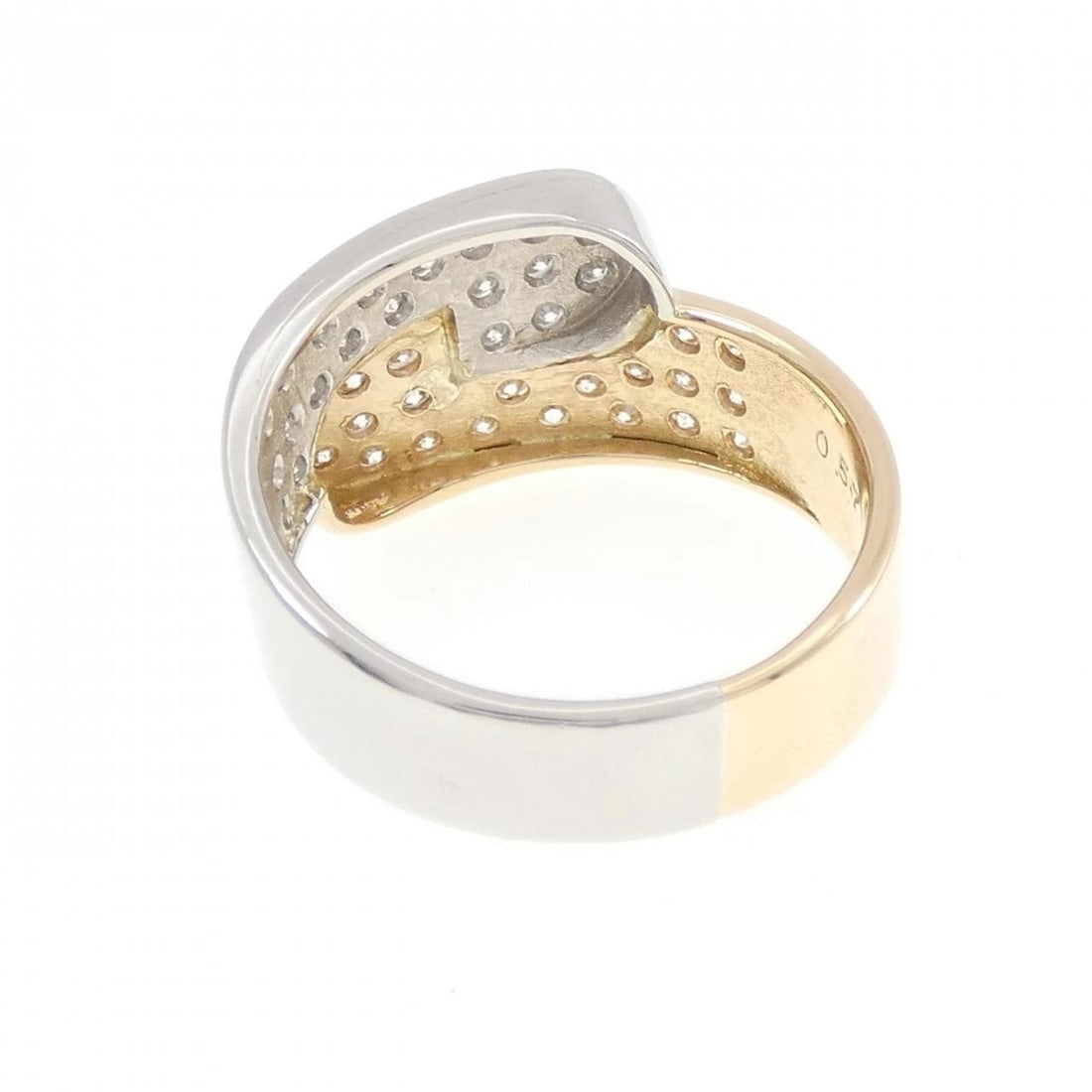 K18PG/PT900 DIAMOND RING - 3