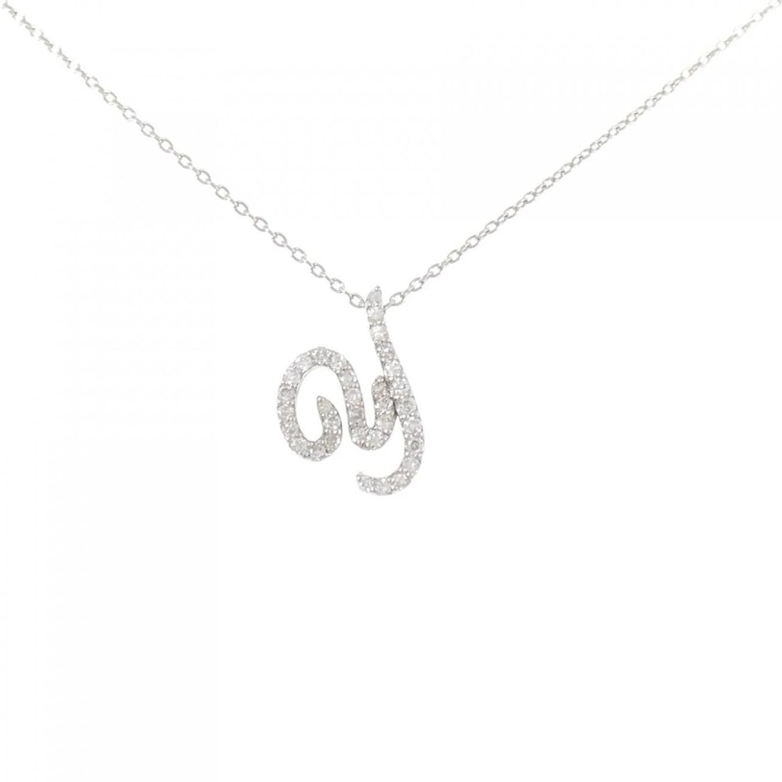 PT900/PT850 DIAMOND NECKLACE: PT900/PT850 Diamond Necklace Brand: Unbranded Type/Style: Diamond Necklace Material: Platinum900/Platinum850, Main Stone Natural Color: Platinum Size: Length: 45cm Pendant length approx. x width