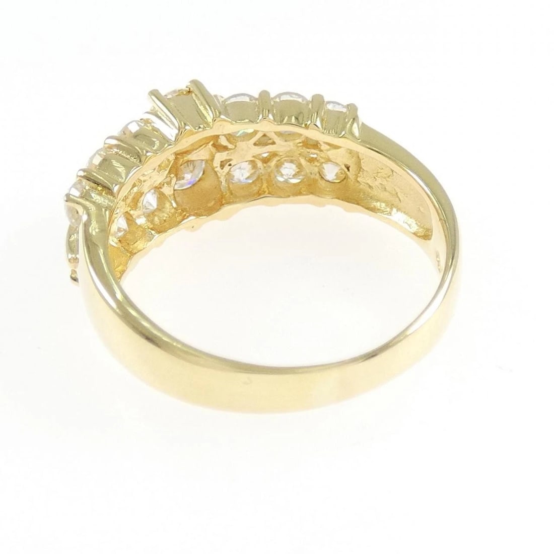 K18YG DIAMOND RING - 3