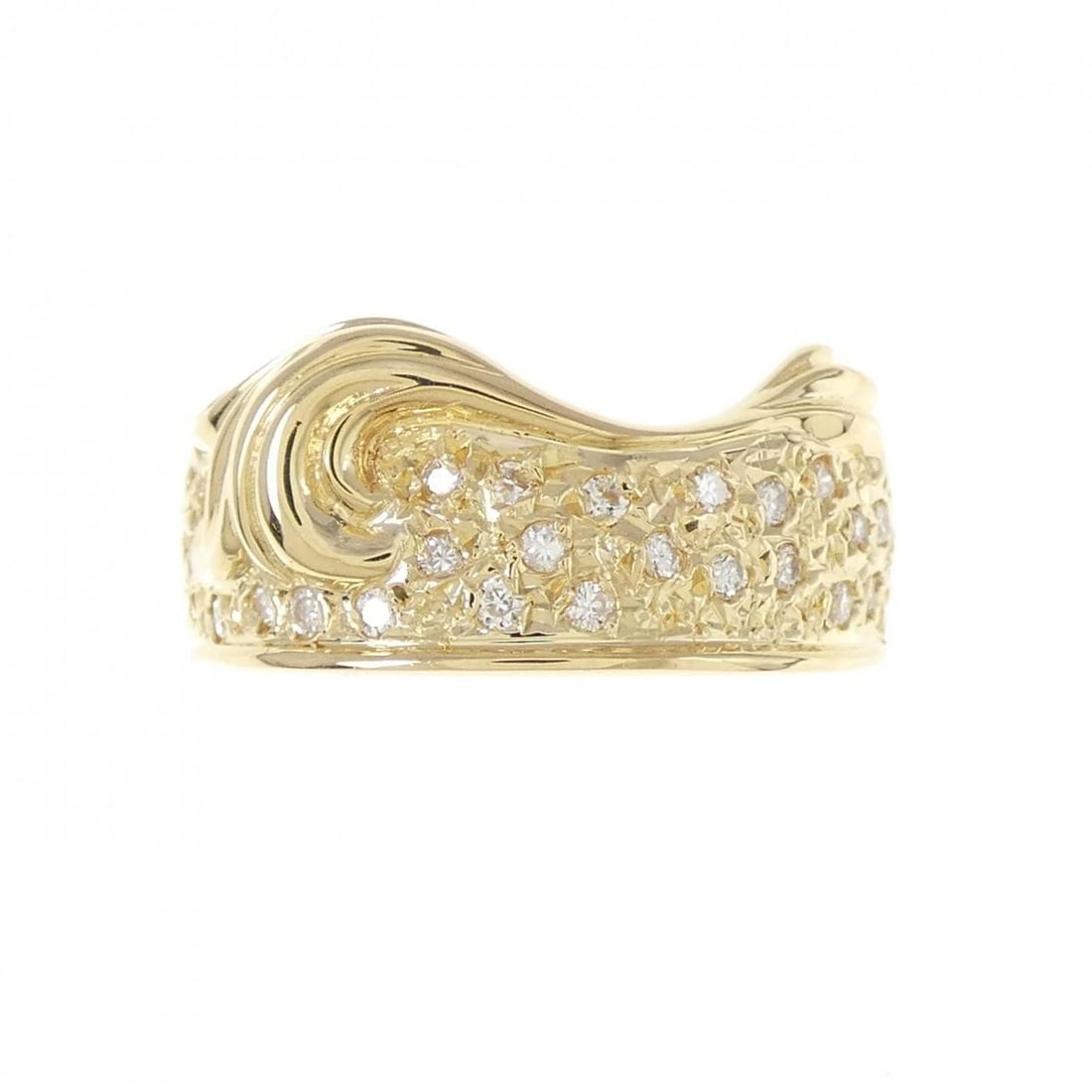 K18YG DIAMOND RING - 2