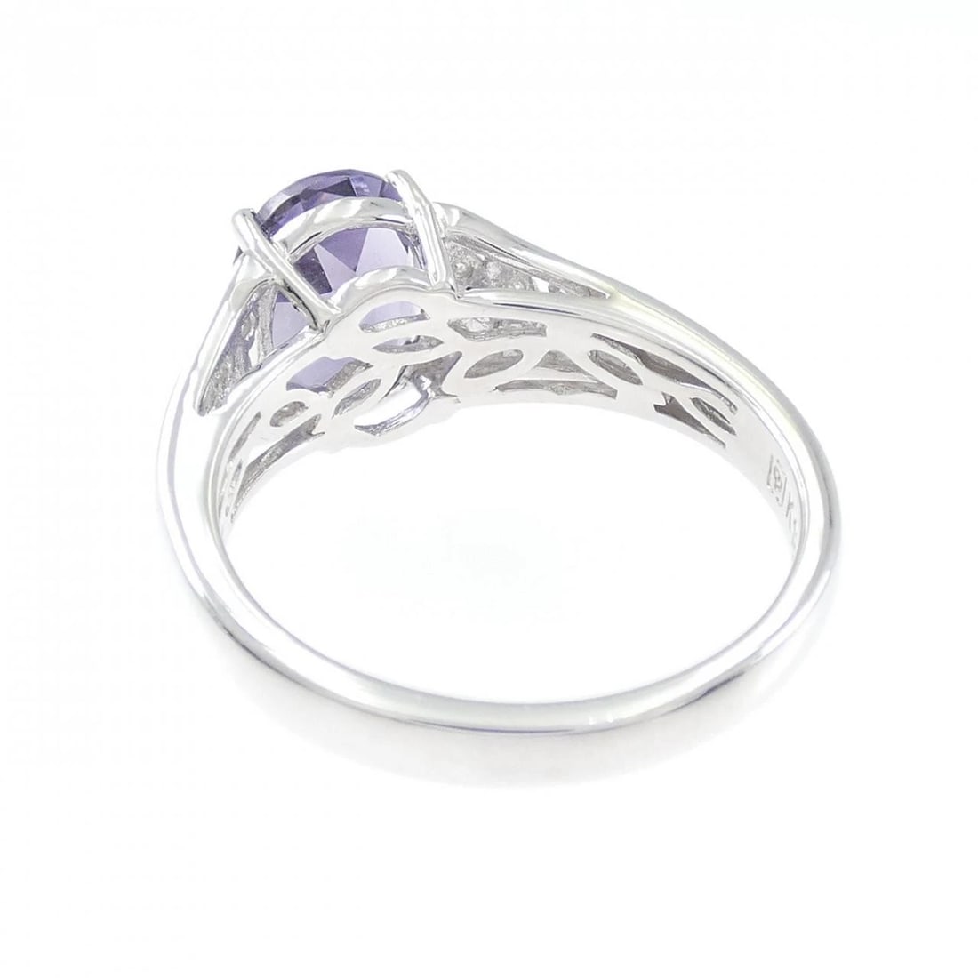 K18WG AMETHYST RING - 3