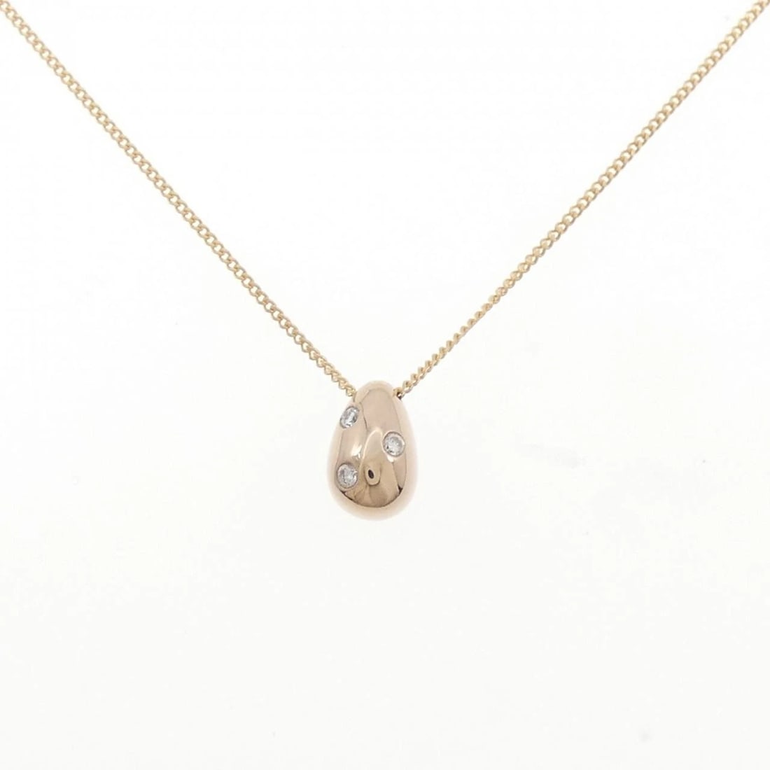 DIAMOND NECKLACE: Diamond Necklace Brand: VANDOME Type/Style: Vendome Necklace Material: 18K Yellow Gold/18K Pink Gold, Main Stone Natural Color: Yellow Gold/Pink Gold Size: Length:41cm Pendant length approx. x width