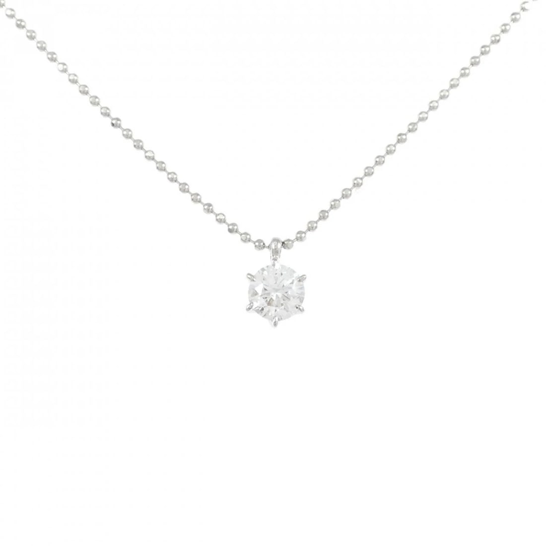 PT900/PT850 DIAMOND NECKLACE: PT900/PT850 Diamond Necklace Brand: Unbranded Type/Style: Diamond Necklace Material: Platinum900/Platinum850, Main Stone Natural Color: Platinum Size: Length: 40cm Pendant length approx. x width