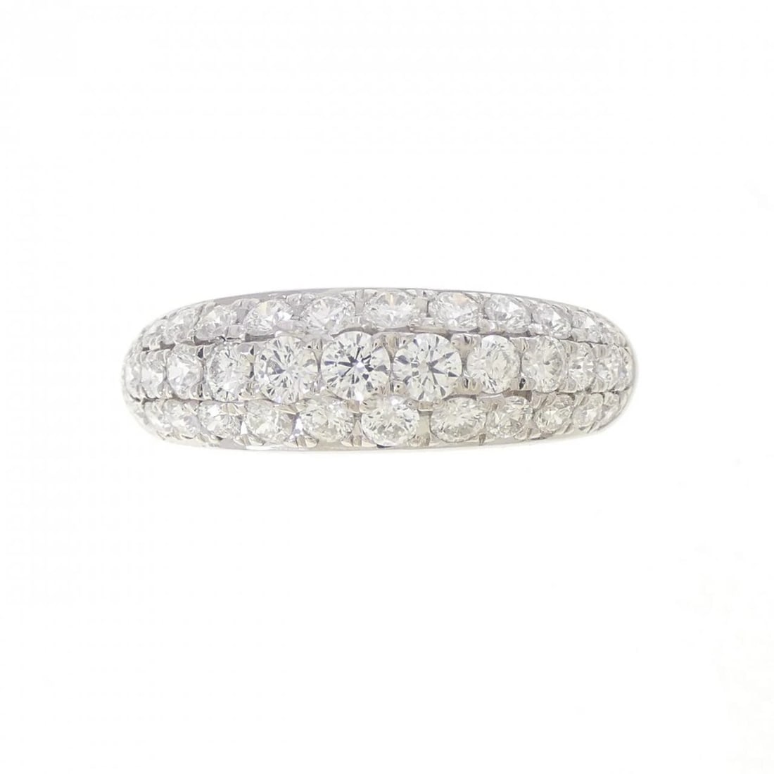PT900 PAVE DIAMOND RING - 2