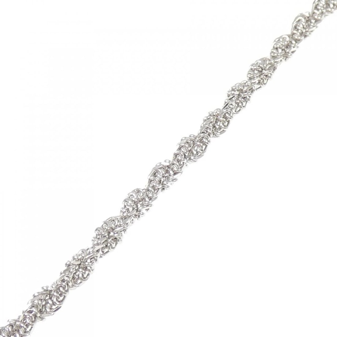 PT850 BRACELET: PT850 bracelet Brand: Unbranded Type/Style: Bracelet Material: Platinum850, Color: Platinum Size: length 19cm Max width approx: 4.0mm Accessories: None Accessories Notice: When purchasing pre-owned