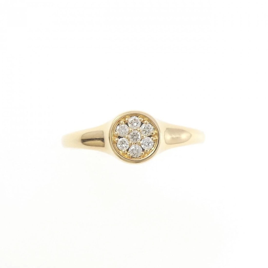 K18YG DIAMOND RING - 2