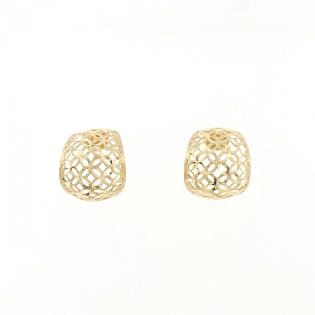 K18YG PIERCE: K18YG Pierce Brand: Unbranded Type/Style: Pierce/Earring Material: K18 yellow gold, Color: yellow gold Size: Approximate dimensions (height x width): 13.5cm x 12.0cm Accessories: None Accessories