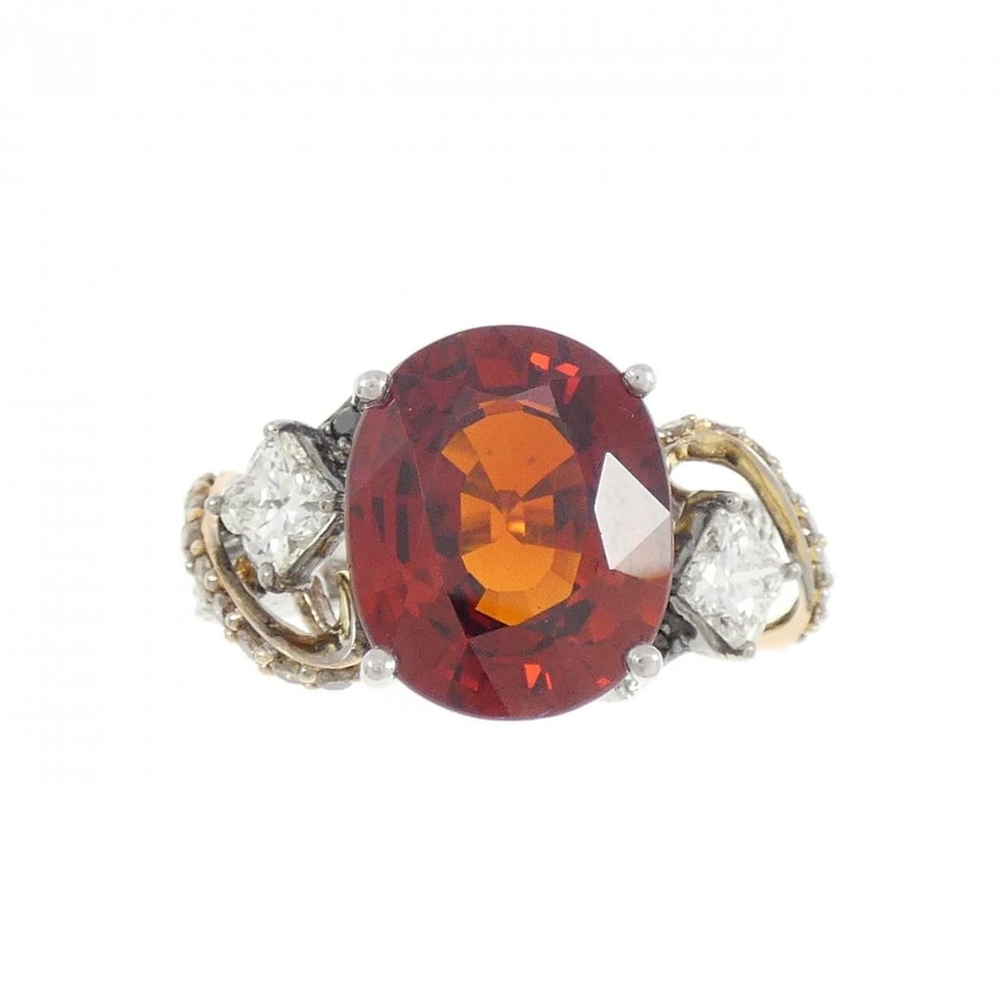 K18WG/K18PG GARNET RING (1 of 2)