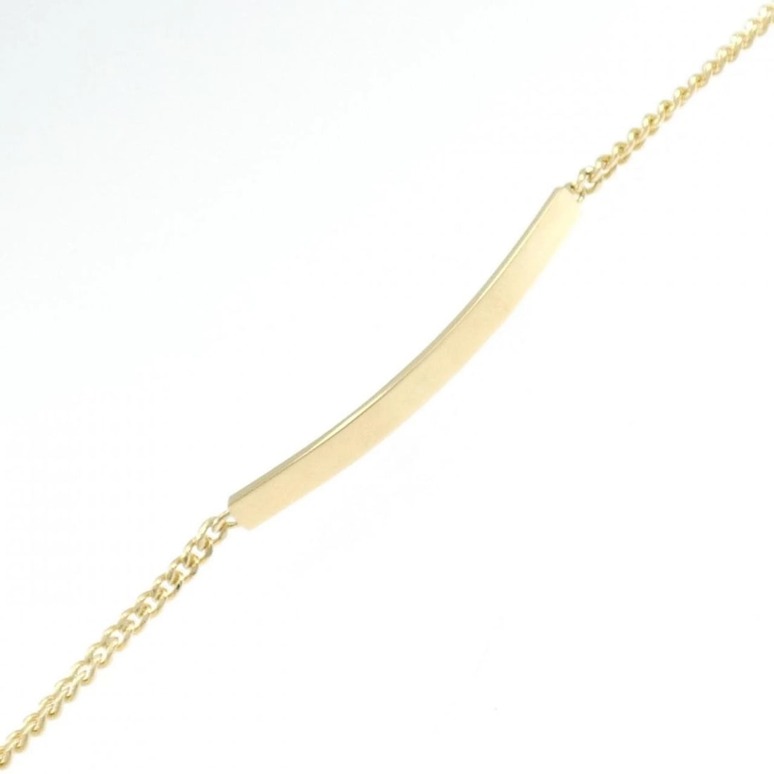 K18YG BRACELET: K18YG bracelet Brand: Unbranded Type/Style: Bracelet Material: K18 yellow gold, Color: yellow gold Size: length 19-19.5cm Max width approx.: 2.9mm Accessories: None Accessories Notice: When