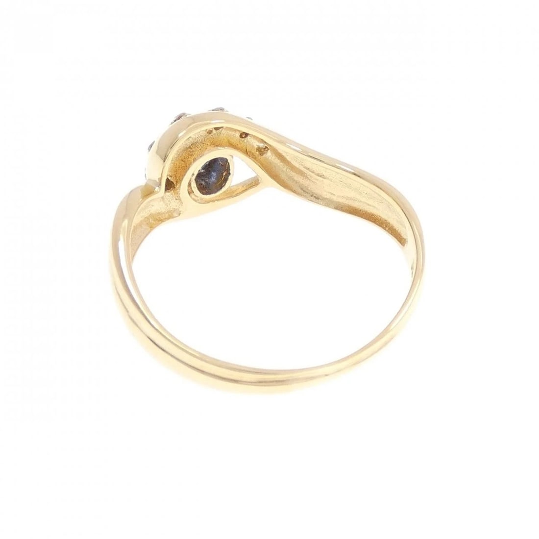 K18YG SAPPHIRE RING - 2