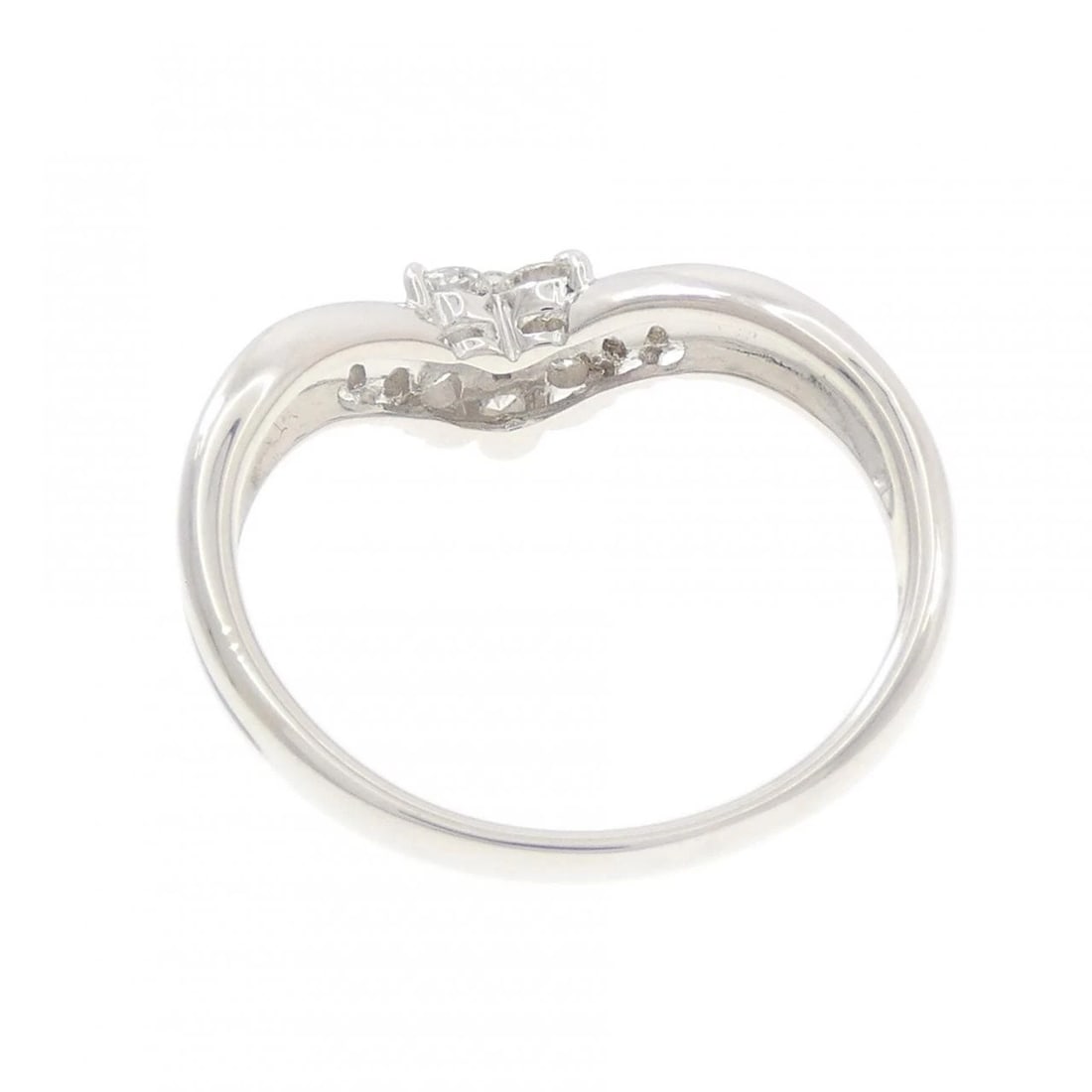 K18WG DIAMOND RING - 3